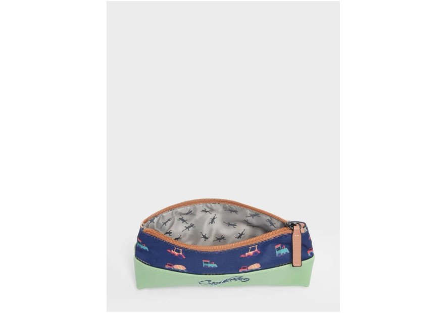 Caméléon RET-TROU - POLYESTER RECYCLÉ - N trousse enfant 1 compartiment retro cartable Scolaire