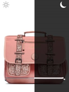 Caméléon VIG-CA35 - POLYESTER RECYCLÉ - G cartable enfant 2 compartiments vintage fantasy cartable Scolaire