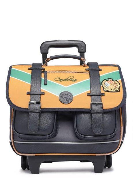 Caméléon VIB-CR38 - POLYESTER - YELLOW BA cartable à roulettes m caméléon vintage urban cartables-enfant