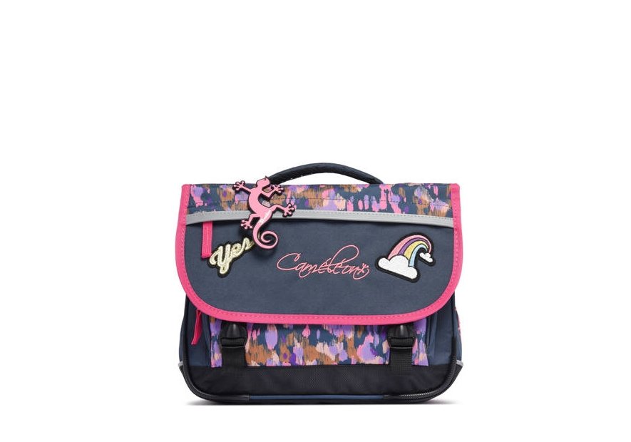 Caméléon BAS-CA35 - POLYESTER - NAVY RAIN cartable enfant 2 compartiments actual cartable Scolaire