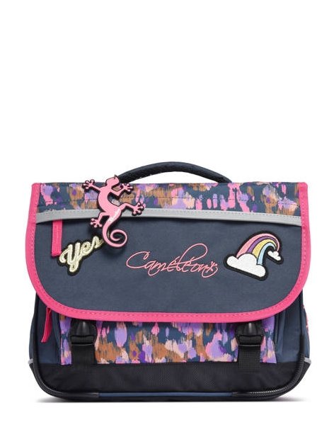 Caméléon BAS-CA35 - POLYESTER - NAVY RAIN cartable enfant 2 compartiments actual cartables-enfant