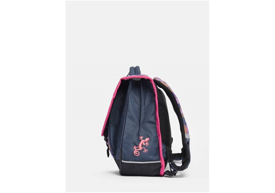 Caméléon BAS-CA35 - POLYESTER - NAVY RAIN cartable enfant 2 compartiments actual cartable Scolaire