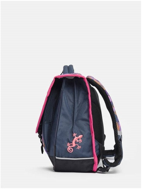 Caméléon BAS-CA35 - POLYESTER - NAVY RAIN cartable enfant 2 compartiments actual cartable Scolaire