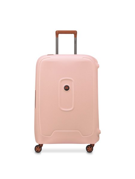 Delsey 3844820 - POLYPROPYLÈNE - ROSE - MONCEY - VALISE TROLLEY 4 DOUBLES ROUES 69 CM Valises