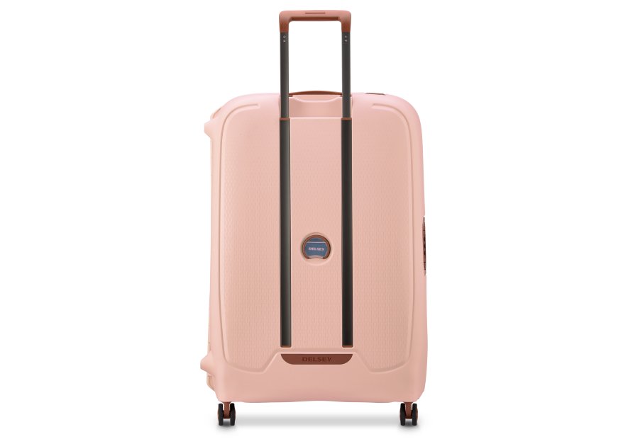 Delsey 3844821 - POLYPROPYLÈNE - ROSE - Moncey - VALISE TROLLEY 4 DOUBLES ROUES 76 CM Valises