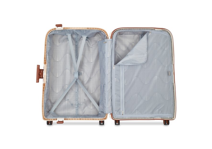 Delsey 3844821 - POLYPROPYLÈNE - ANGORA Moncey - VALISE TROLLEY 4 DOUBLES ROUES 76 CM Valises