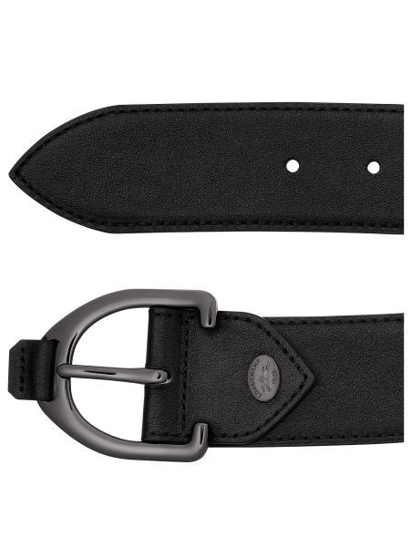 Longchamp 40070/HCV - CUIR DE VEAU - NOIR  longchamp - 3d - ceinture femme Ceinture femme