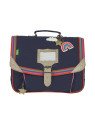 Tann's 353 - POLYESTER - LEILA BLEU - 2 tann's - leila bleu- cartable 35cm cartable-scolaire