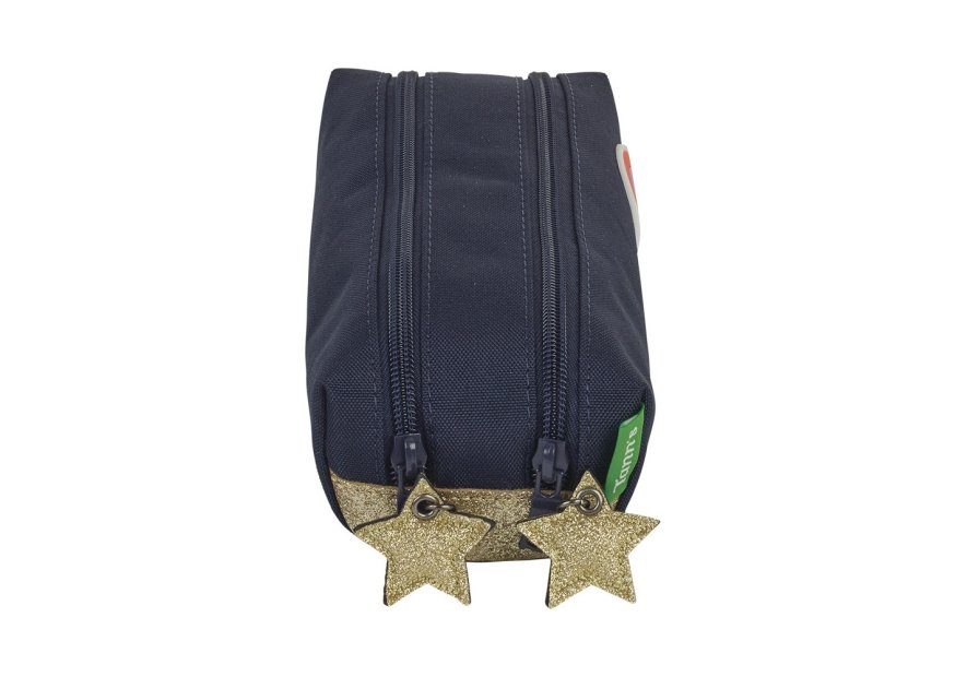 Tann's 123 - POLYESTER - LEILA BLEU tann/s - trousse double cartable Scolaire