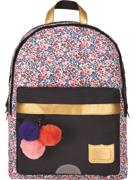 Tann's 632 - POLYESTER RECYCLÉ - FLEURS tann's sac à dos l alexa sacs-a-dos-enfant