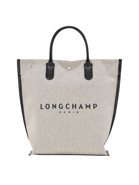 Longchamp 10211/HSG - COTON ET CUIR - ÉCRU longchamp - essentiel toile - cabas hauteur Sac business