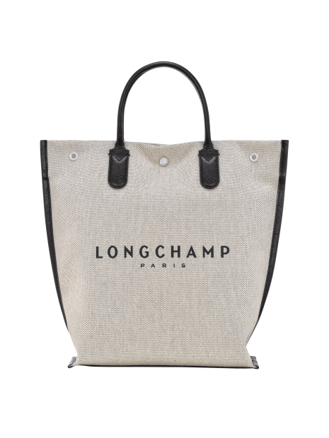 Longchamp 10211/HSG - COTON ET CUIR - ÉCRU longchamp - essentiel toile - cabas hauteur sac-business