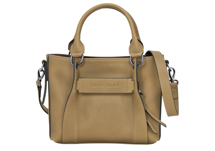Longchamp 10197HCV - CUIR DE VEAU - TABAC  sac porté main s 3d Sac business