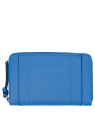Longchamp 3622HCV - CUIR DE VEAU - COBALT portefeuille 3d porte-monnaie-femme
