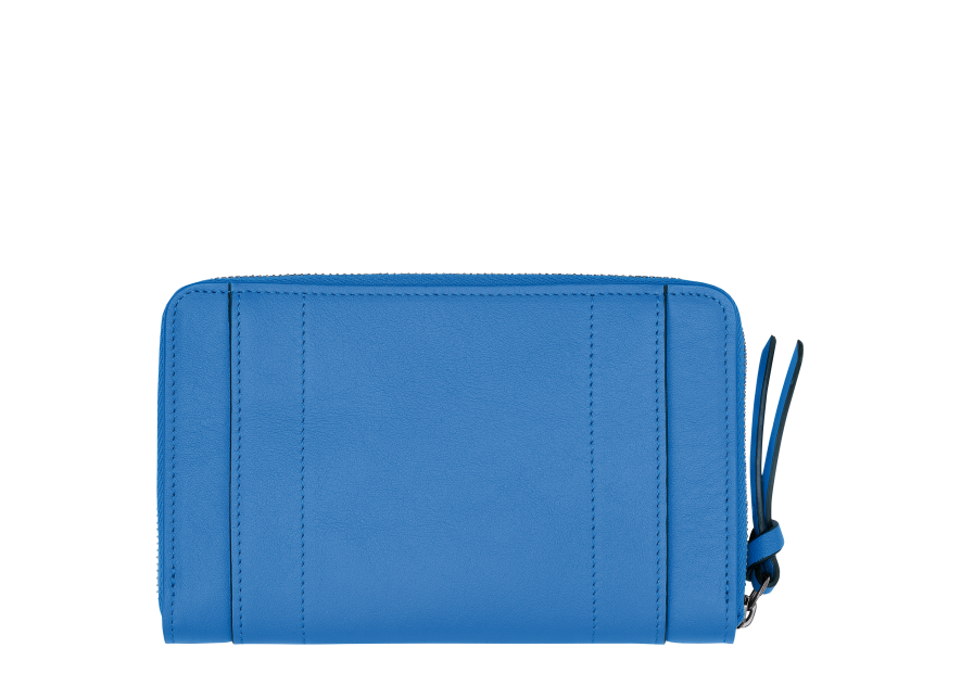 Longchamp 3622HCV - CUIR DE VEAU - COBALT  portefeuille 3d Porte-monnaie