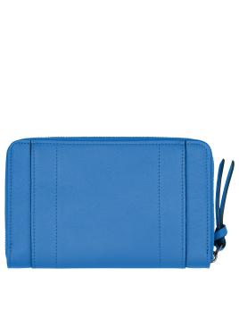 Longchamp 3622HCV - CUIR DE VEAU - COBALT  portefeuille 3d Porte-monnaie