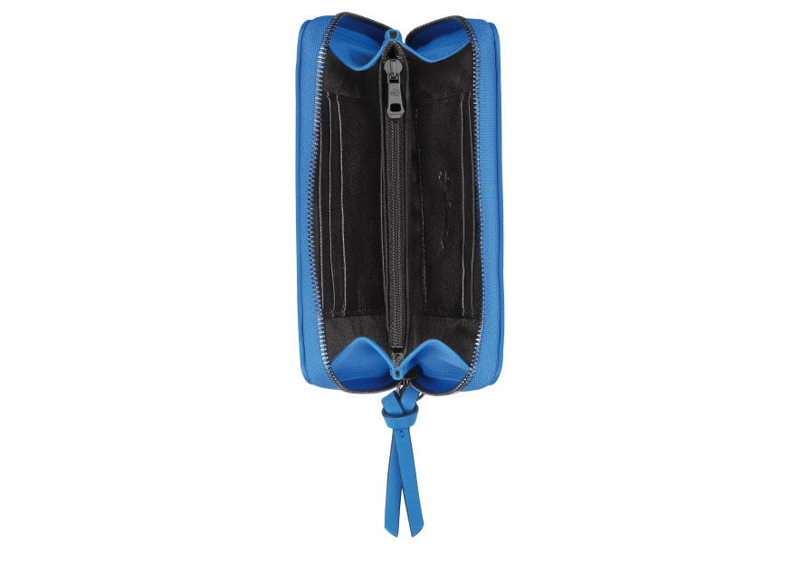 Longchamp 3622HCV - CUIR DE VEAU - COBALT  portefeuille 3d Porte-monnaie