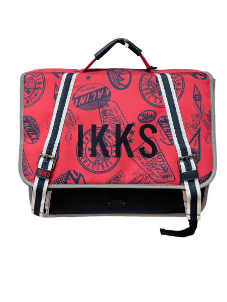 ikks aliseo 388 - POLYESTER - RALLYE ROUGE ikks - school - cartable 38cm cartable Scolaire