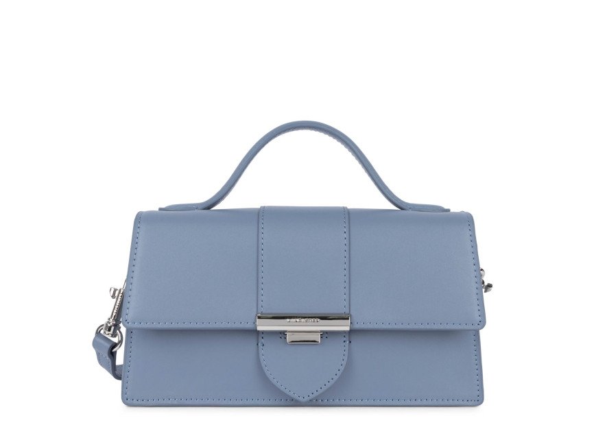 Lancaster 531-010 - CUIR DE VACHETTE - BLE lancaster-paris ily-sac baguette Sac business