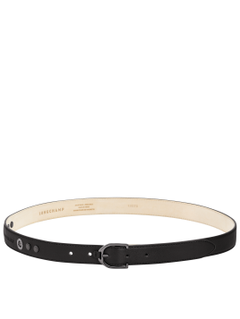 Longchamp 40078/HCV - CUIR DE VEAU - NOIR  longchamp - longchamp 3d - ceinture 25mm Ceintures