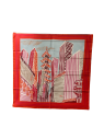 Lancel A12559 - SOIE - MULTI CHERRY carré de soie lancel pop asian city carre-de-soie