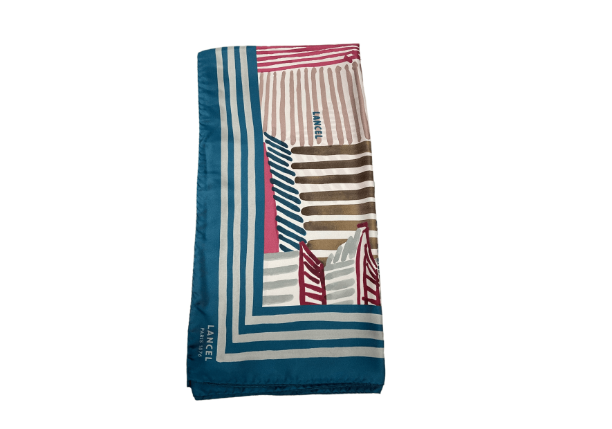 Lancel A12559 - SOIE - MULTI BRUME - DF lancel- pop asian city- carré de soie Foulards/Etoles