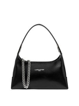 Lancaster 433-30 - CUIR DE VACHETTE - NOIR sac porté épaule suave s taille s Sac porté travers