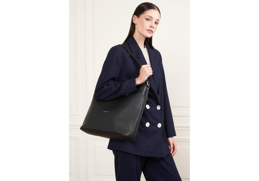Lancaster 480-008 - CIUR DE VACHETTE - NOI sac besace grand modèle firenze lancaster Sac business