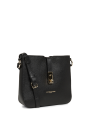 Lancaster 547-47 - CUIR DE VACHETTE - NOIR Foulonné Milano - Sac Trotteur sacs-a-mains