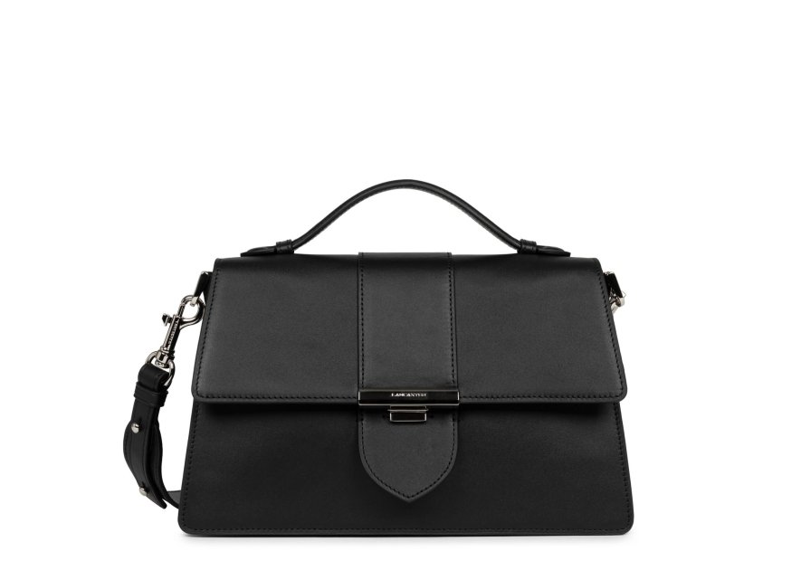 Lancaster 531-011 - CUIR DE VACHETTE - NOI porté main paris ily m lancaster Sac business