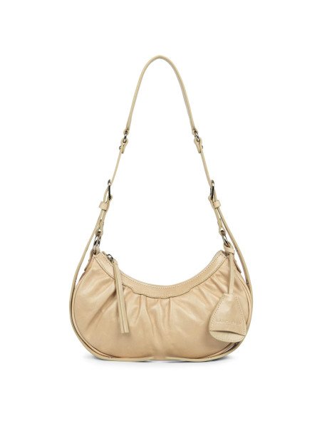 Lancaster 577-19 - CUIR DE VACHETTE - BEIG lancaster - rétro chouchou - besace banane s Sac business