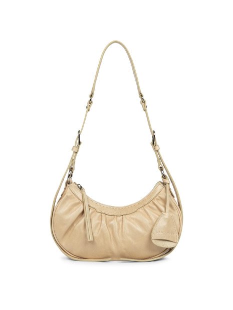 Lancaster 577-19 - CUIR DE VACHETTE - BEIG lancaster - rétro chouchou - besace banane s sac-business