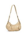 Lancaster 577-19 - CUIR DE VACHETTE - BEIG lancaster - rétro chouchou - besace banane s sac-business