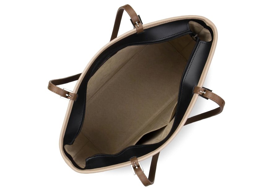 Lancaster 437-08 - CUIR DE VACHETTE - NOIR Constance - Grand Sac Cabas épaule shopping