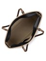 Lancaster 437-08 - CUIR DE VACHETTE - NOIR Constance - Grand Sac Cabas épaule sac-a-main-shopping-toile-ou-cuir