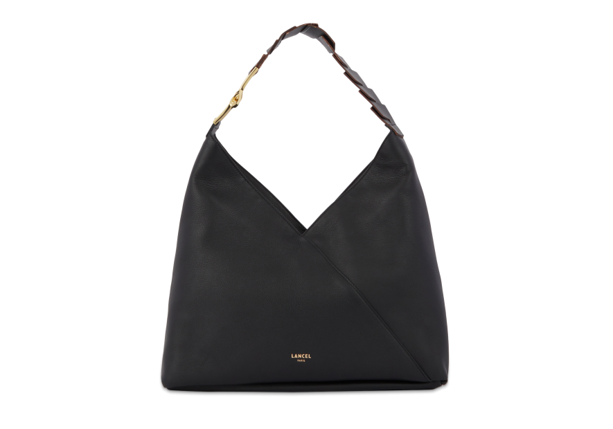 Lancel A12510 - CUIR DE VACHETTE - NOIR sac hobo besace pagode lancel Sac business