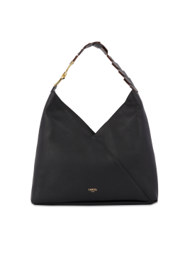Lancel A12510 - CUIR DE VACHETTE - NOIR sac hobo besace pagode lancel Sac business