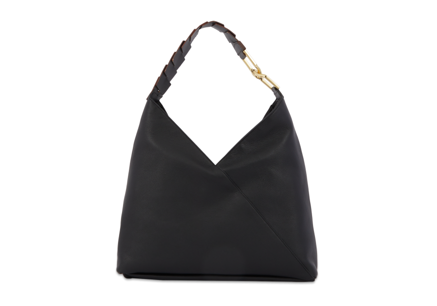 Lancel A12510 - CUIR DE VACHETTE - NOIR sac hobo besace pagode lancel Sac business