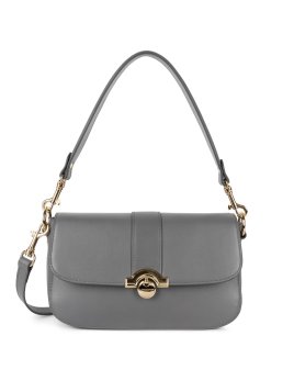 Lancaster 531-004 - CUIR DE VACHETTE - GRI lancaster-paris médaille-sac baguette Sac business