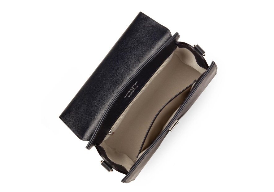 Lancaster 480-036 - CUIR DE VACHETTE - BLE lancaster- sésame trinity- trotteur à rabat Sac business