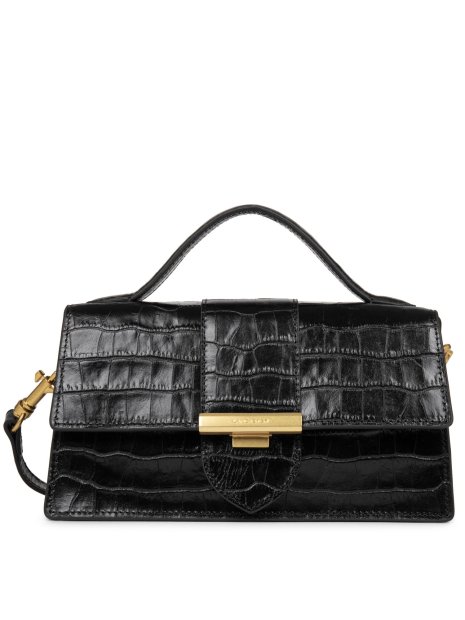 Lancaster 531-013 - CUIR DE VACHETTE FACON croco ily-sac baguette sacs-a-mains