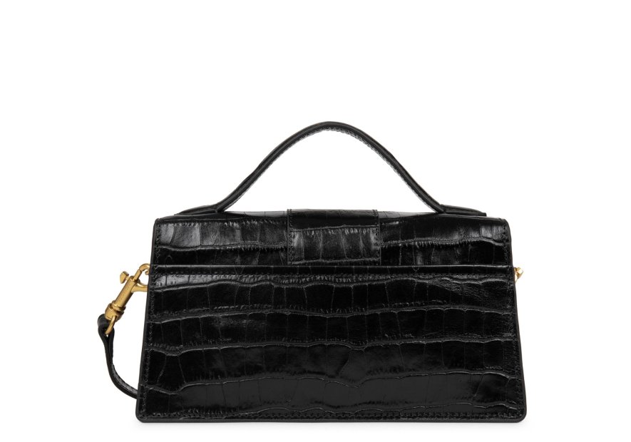 Lancaster 531-013 - CUIR DE VACHETTE FACON croco ily-sac baguette Sac business