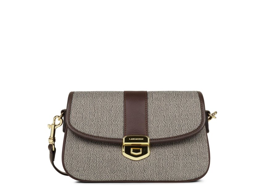 Lancaster 531-023 - CUIR DE VACHETTE/LAINE lancaster-chevron fia-sac a rabat l Sac business
