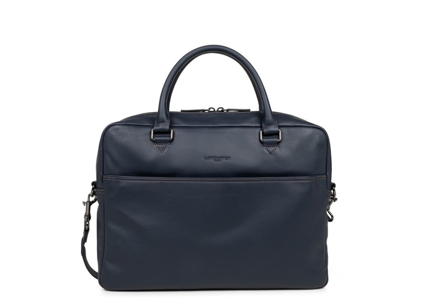 Lancaster 320-31 porte document soft vintage Sac business