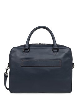 Lancaster 320-31 - CUIR DE VACHETTE - BLEU porte document soft vintage Porte-documents