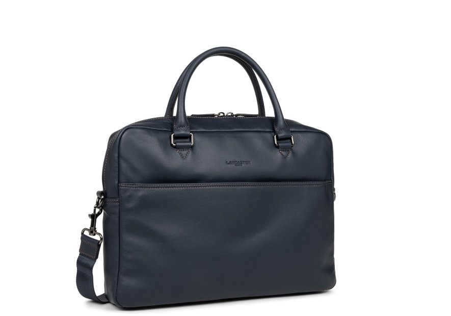 Lancaster 320-31 porte document soft vintage Sac business