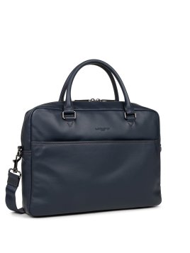 Lancaster 320-31 - CUIR DE VACHETTE - BLEU porte document soft vintage Porte-documents