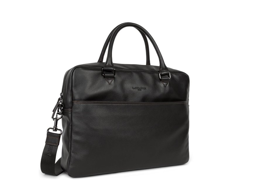 Lancaster 320-31 porte document soft vintage Sac business