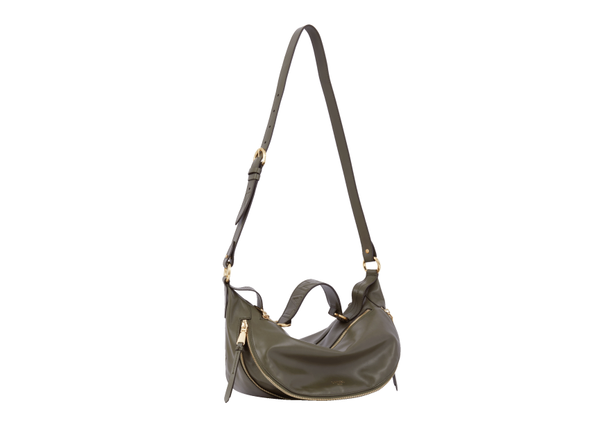 Lancel A12527 - CUIR DE VACHETTE - KAKI sac origami porté croisé s lancel Sac business