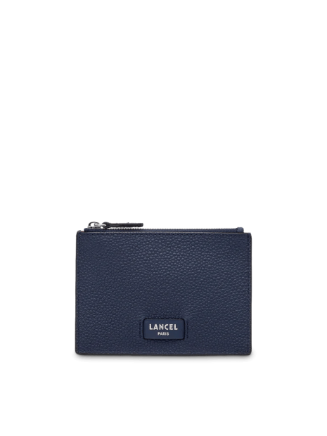 Lancel A10537 - CUIR DE VACHETTE - BLEU Ninon de Lancel - Porte-cartes zippé L porte-cartes